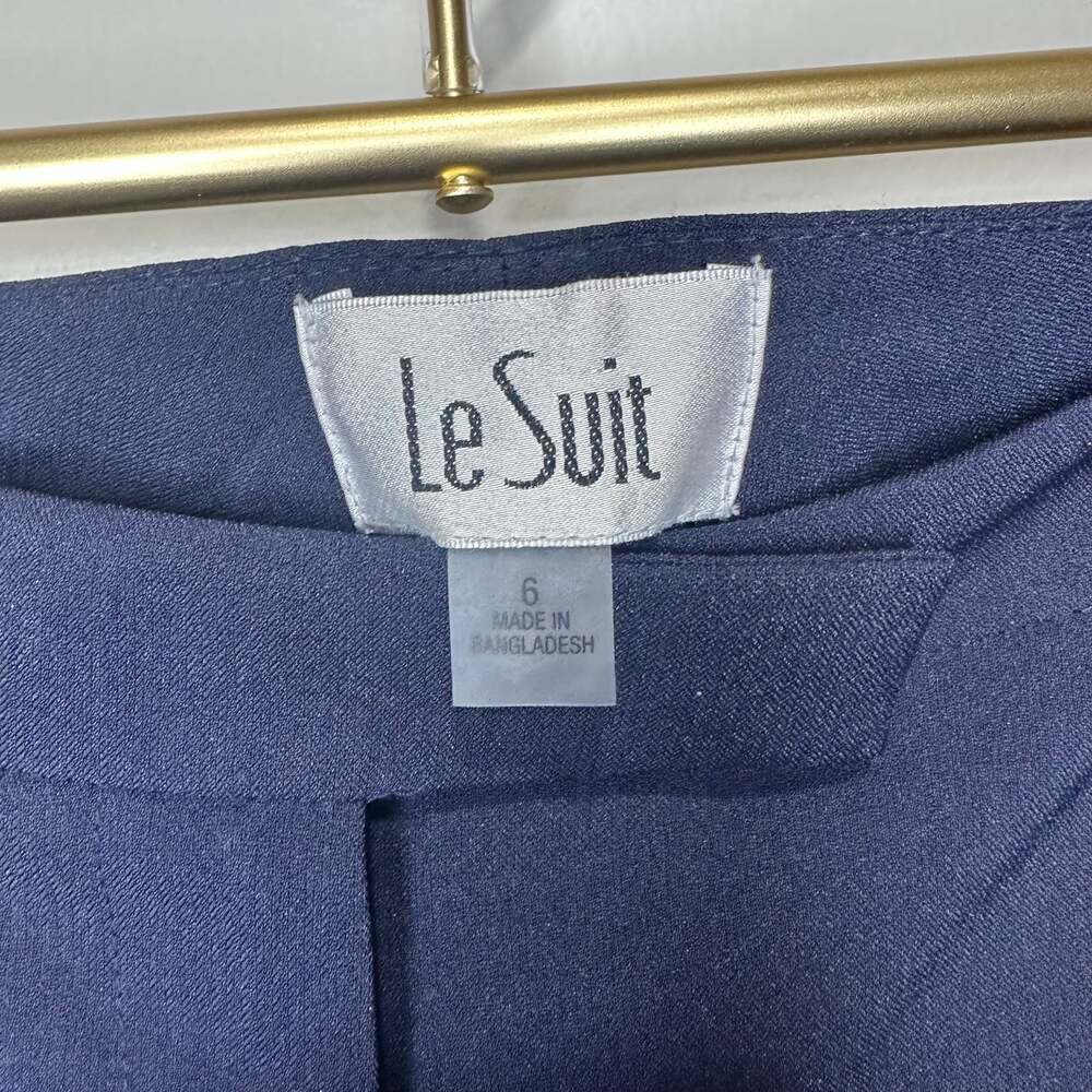 Le Suit Women's Navy Blue Dress Pants, Size 6 - Picture 6 of 8